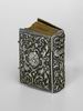 Miniature prayer book with silver binding adorned with Levi family emblem