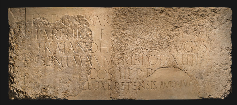 Inscription honoring Emperor Hadrian